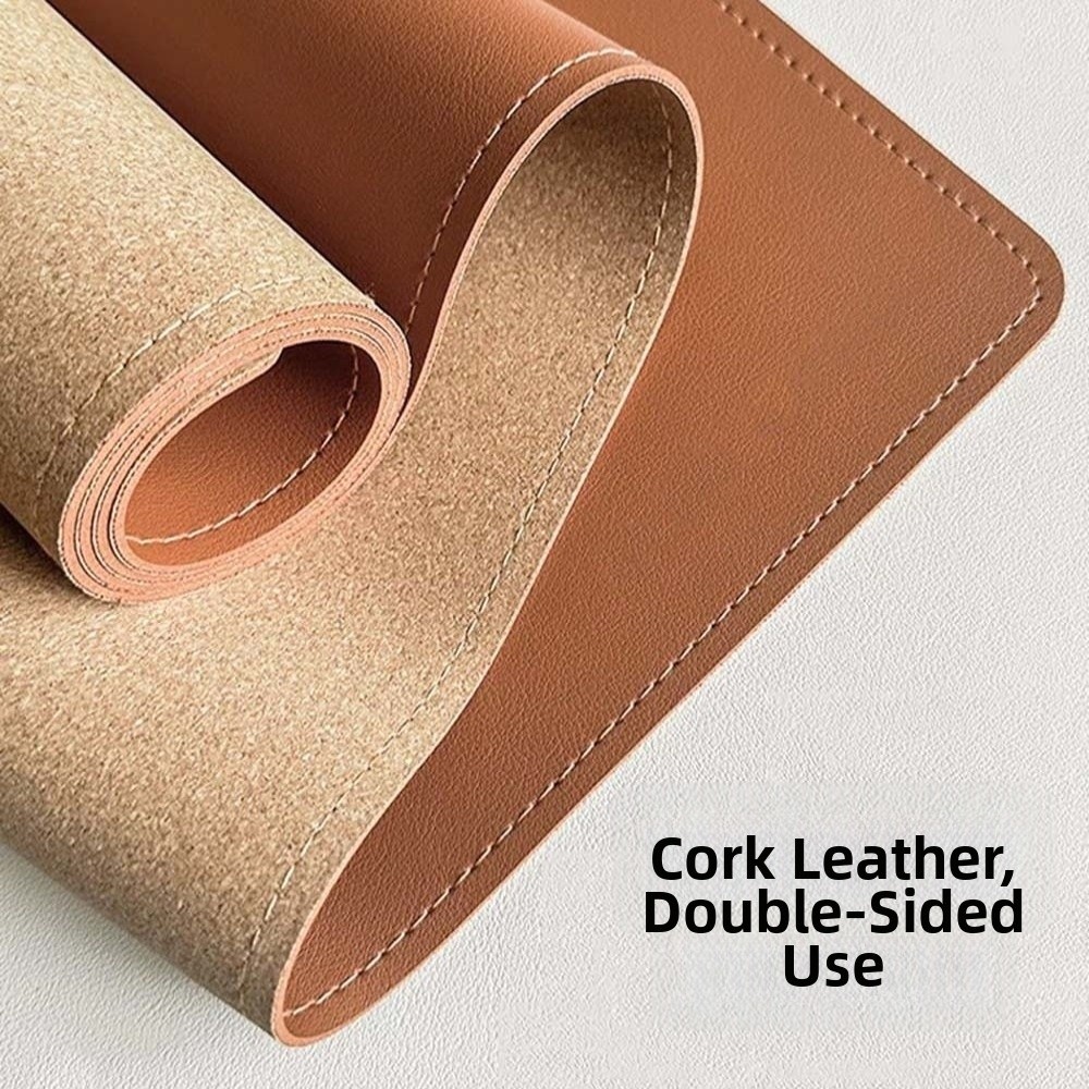 Desk Setup Carpet - Desk Blotter Leather Writing Pad Cork