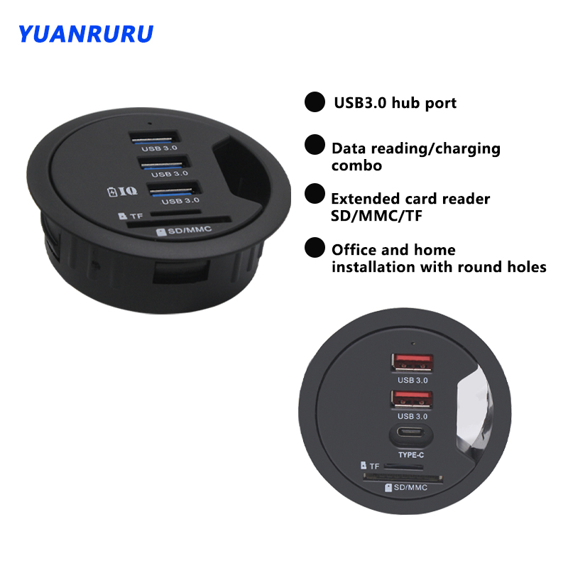 Desk Setup Hub - Hub Chia Cổng USB 3.0 USB