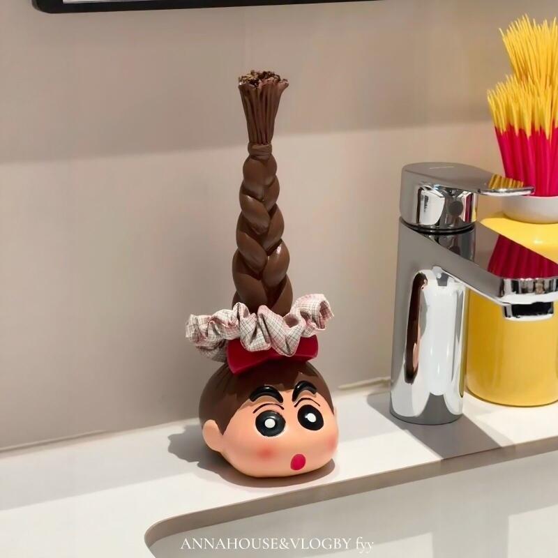 Desk Setup Kawaii - Kawaii Crayon Shin Chan Long Braid
