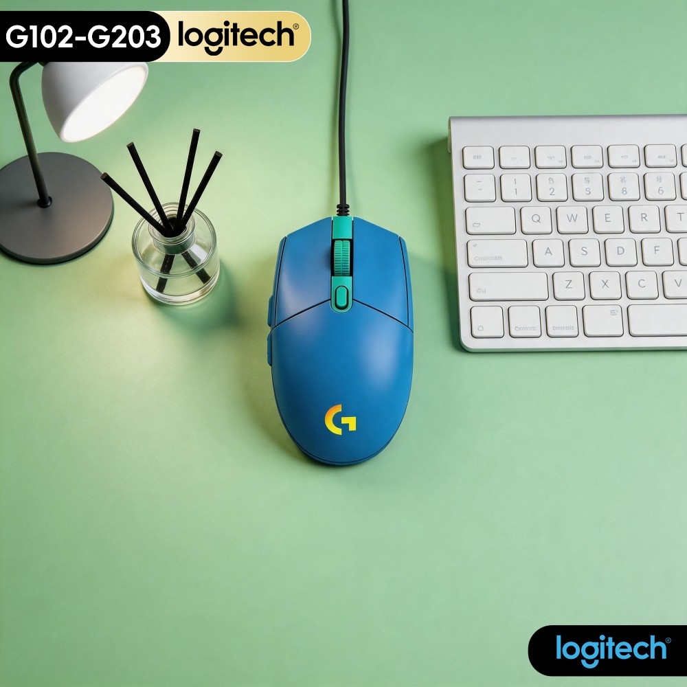 Logitech Mouse G203 - G102 Logitech G203 Mouse, Lightsync RGB