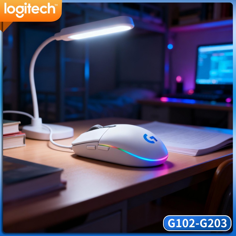 Logitech Mouse G203 - Logitech G102 Wired Gaming Mouse, 20M