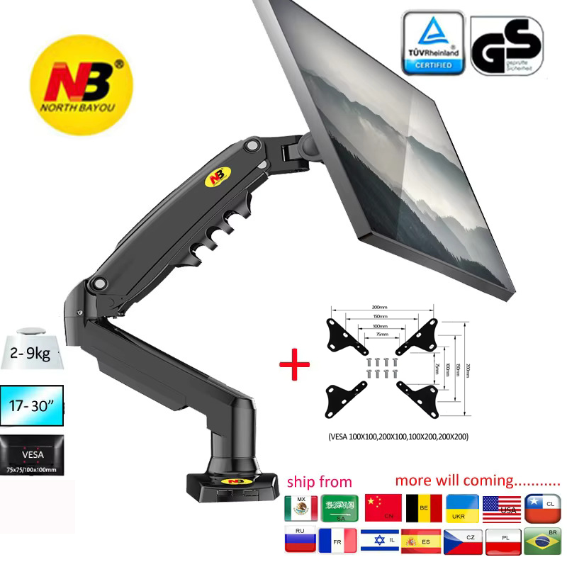 Desk Setup Monitor Arm - NB Mới F80 17-30 
