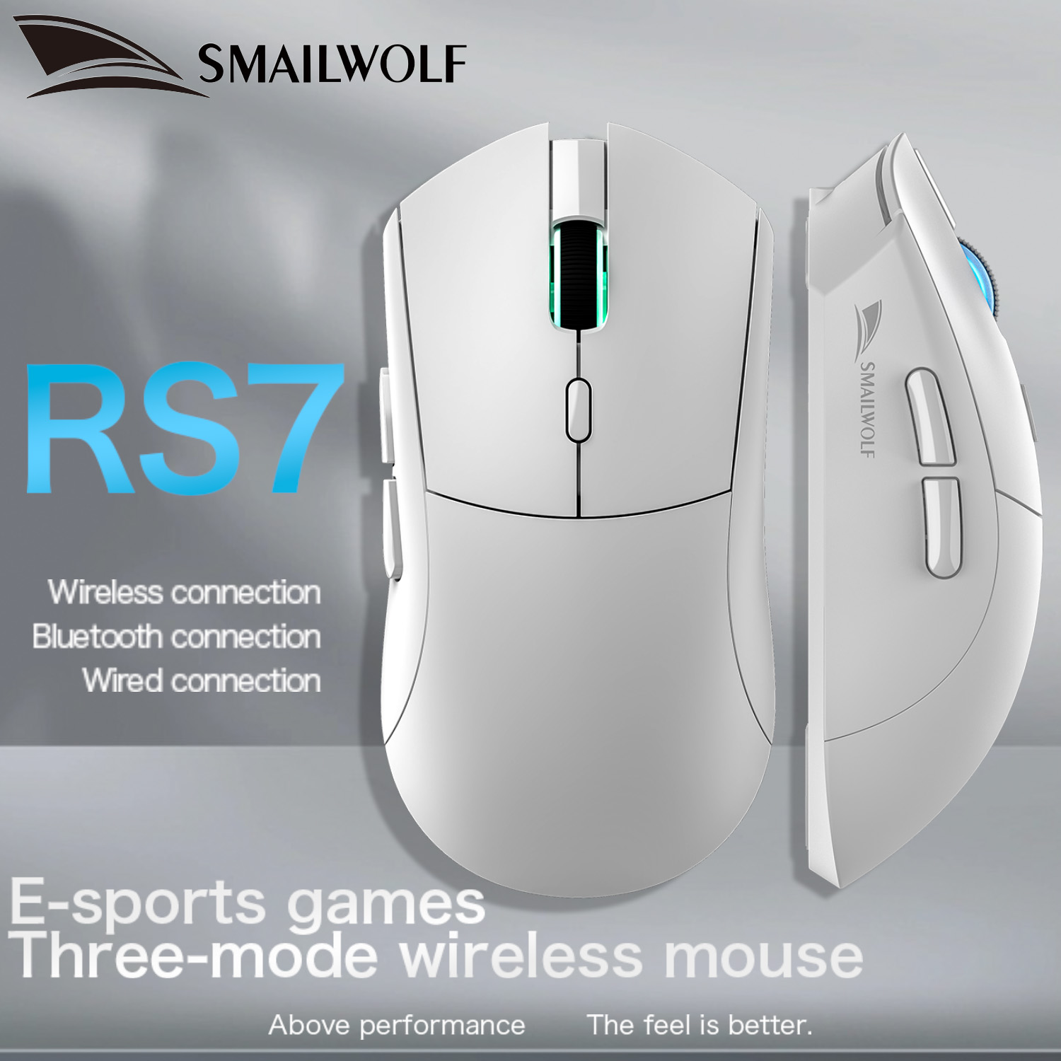 Logitech Mouse G203 - SMAILWOLF RS7 Bluetooth wireless gaming mouse