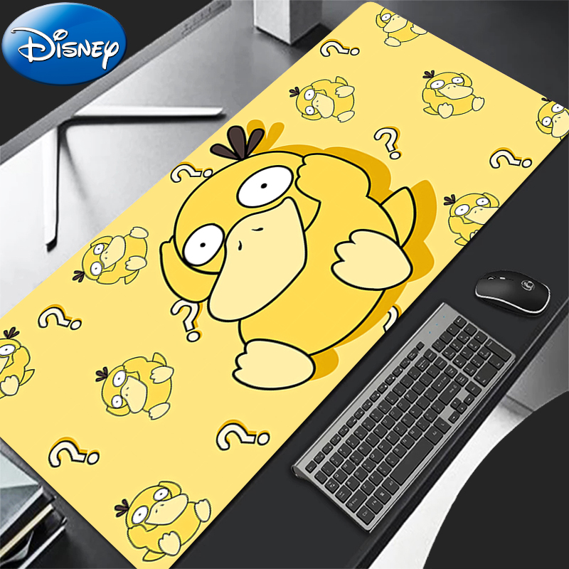 Desk Setup Carpet - Gaming Mouse Pad P-Pokemon Psyduck 90x40cm