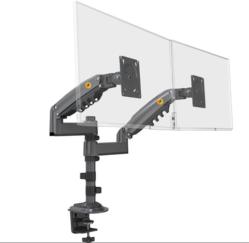 Desk Setup Monitor Arm - NB H180 Double Monitor Desk Holder