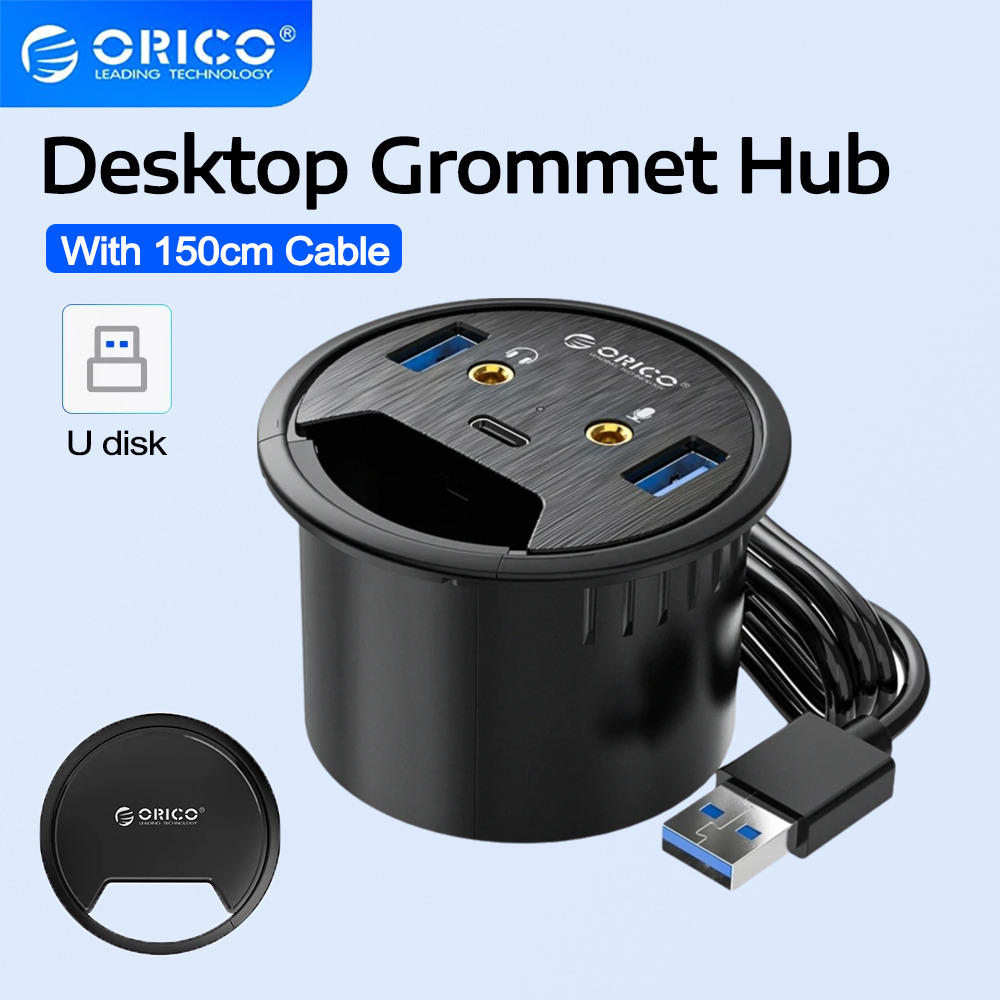 ORICO Desktop Grommet USB 3.0  - đánh giá và giá Desk Setup Hub