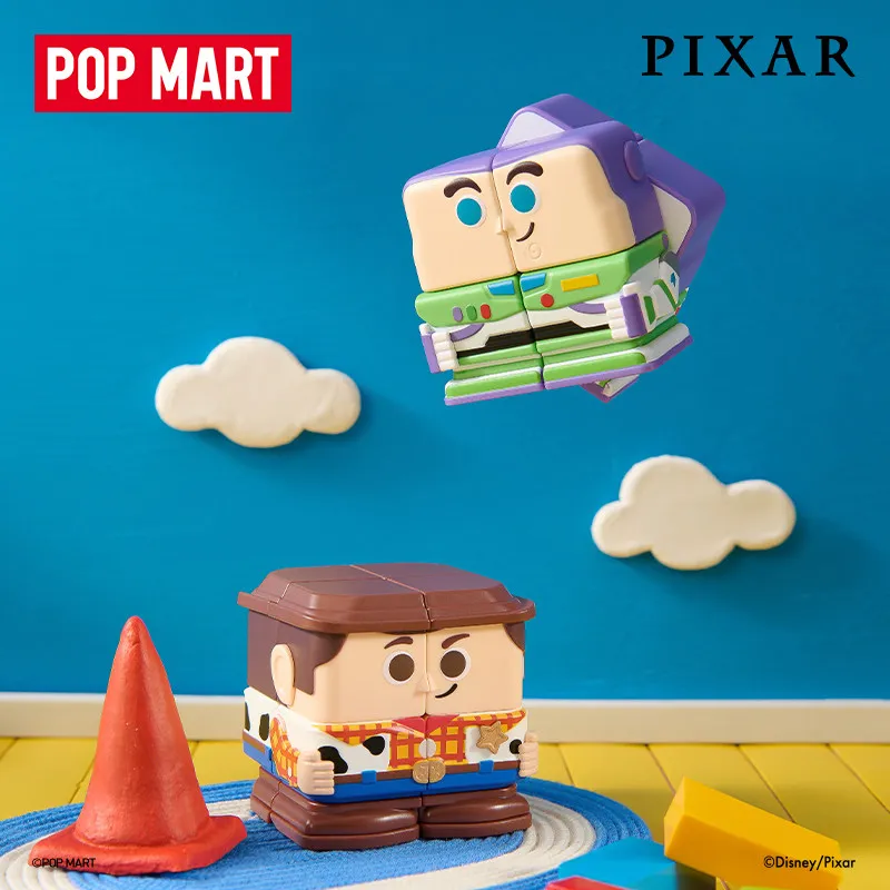 POP MART PIXAR POP CUBE CUBIEC - đánh giá và giá Desk Setup Kawaii