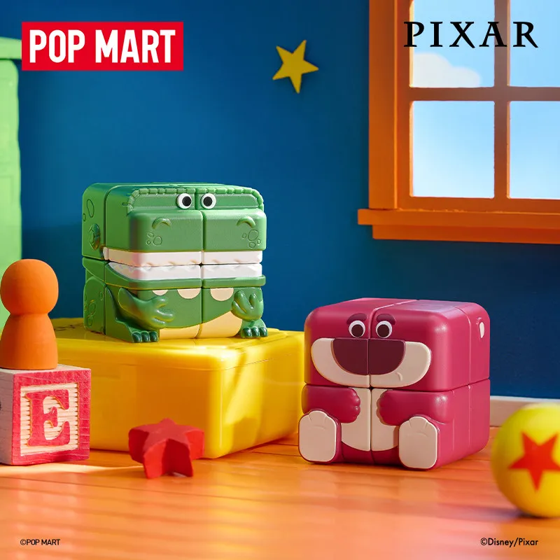 POP MART PIXAR POP CUBE CUBIEC - đánh giá và giá Desk Setup Kawaii