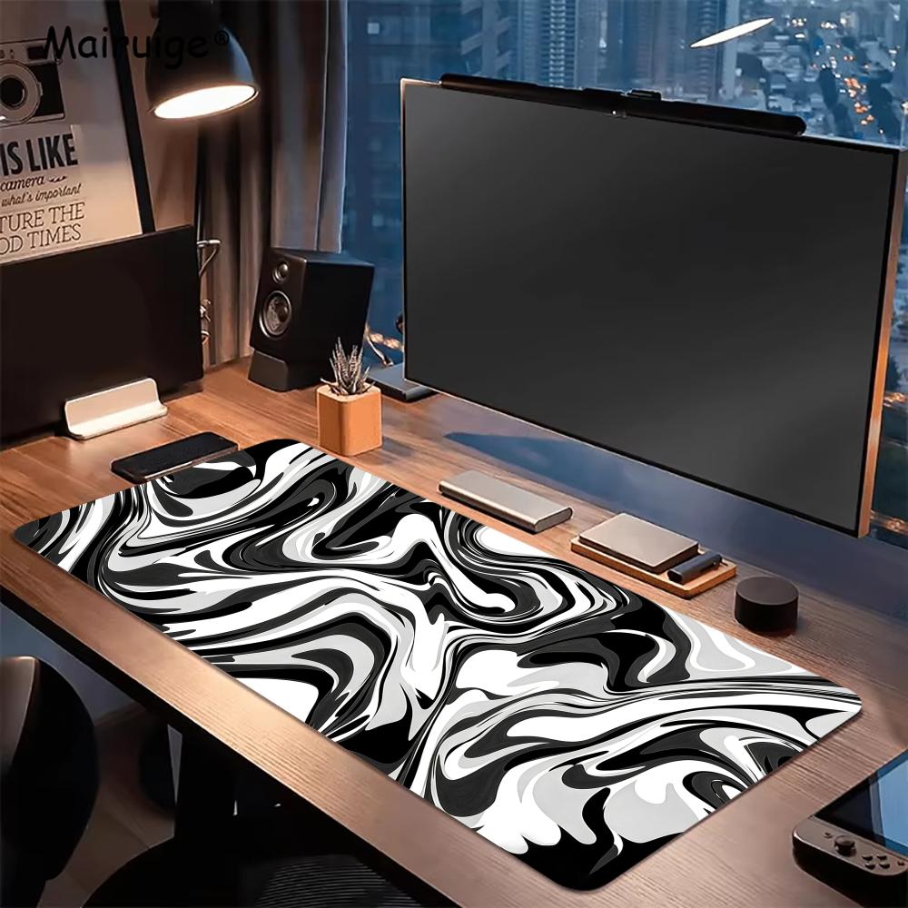 Abstract Fluid Non Slip Rubber - đánh giá và giá Desk Setup For Work