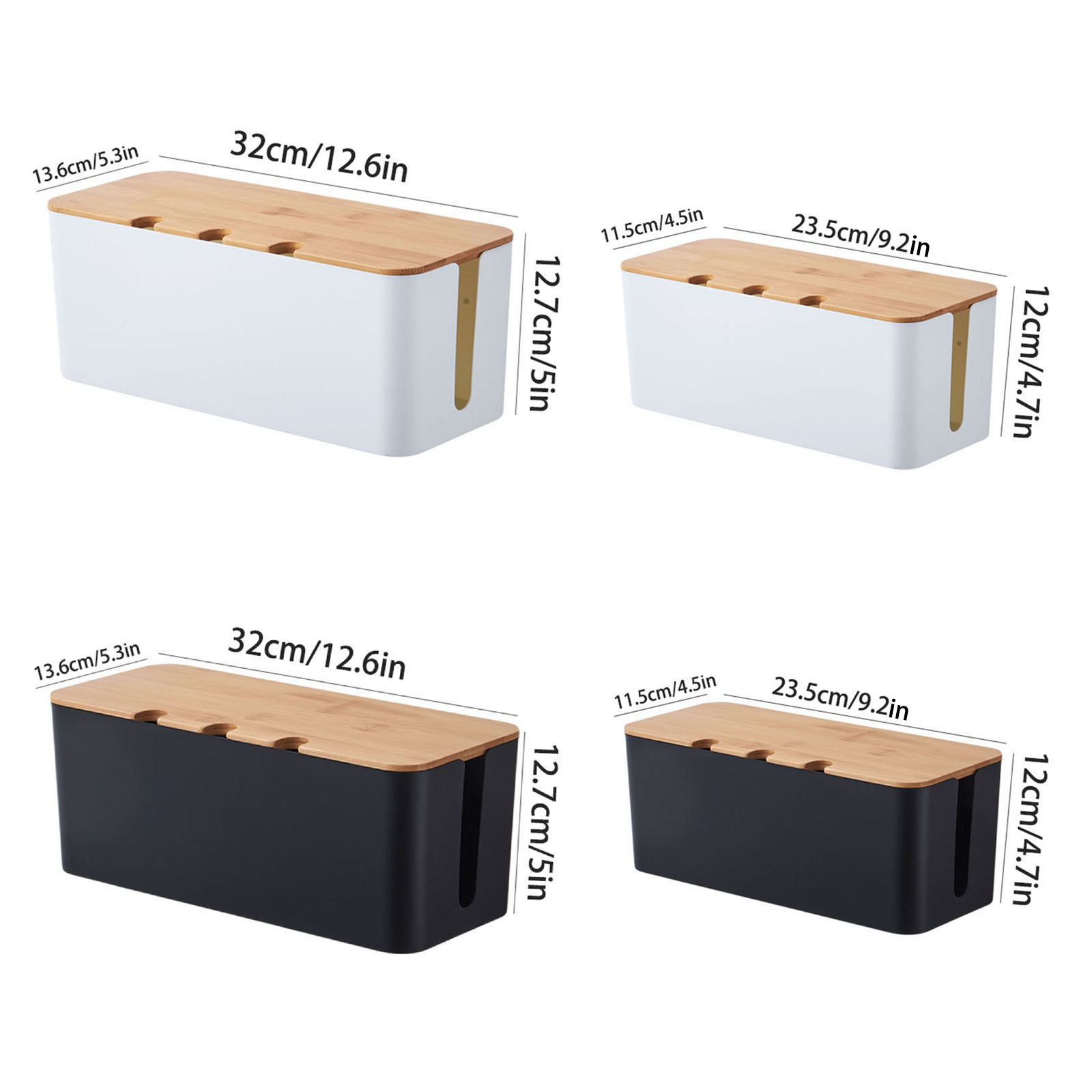Large Cable Management Box – W - đánh giá và giá Desk Setup Hub