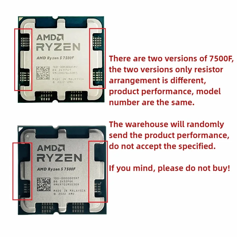 AMD Ryzen 5 7500F 3.7GHz 6 Cor - đánh giá và giá Amd Cpu Ryzen 5