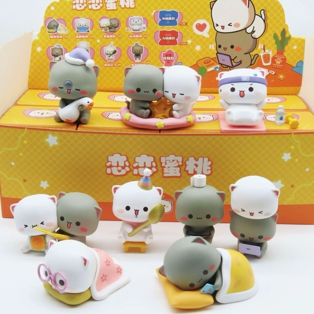 Kawaii Mitao Cat 4 Fourth Gene - đánh giá và giá Desk Setup Kawaii
