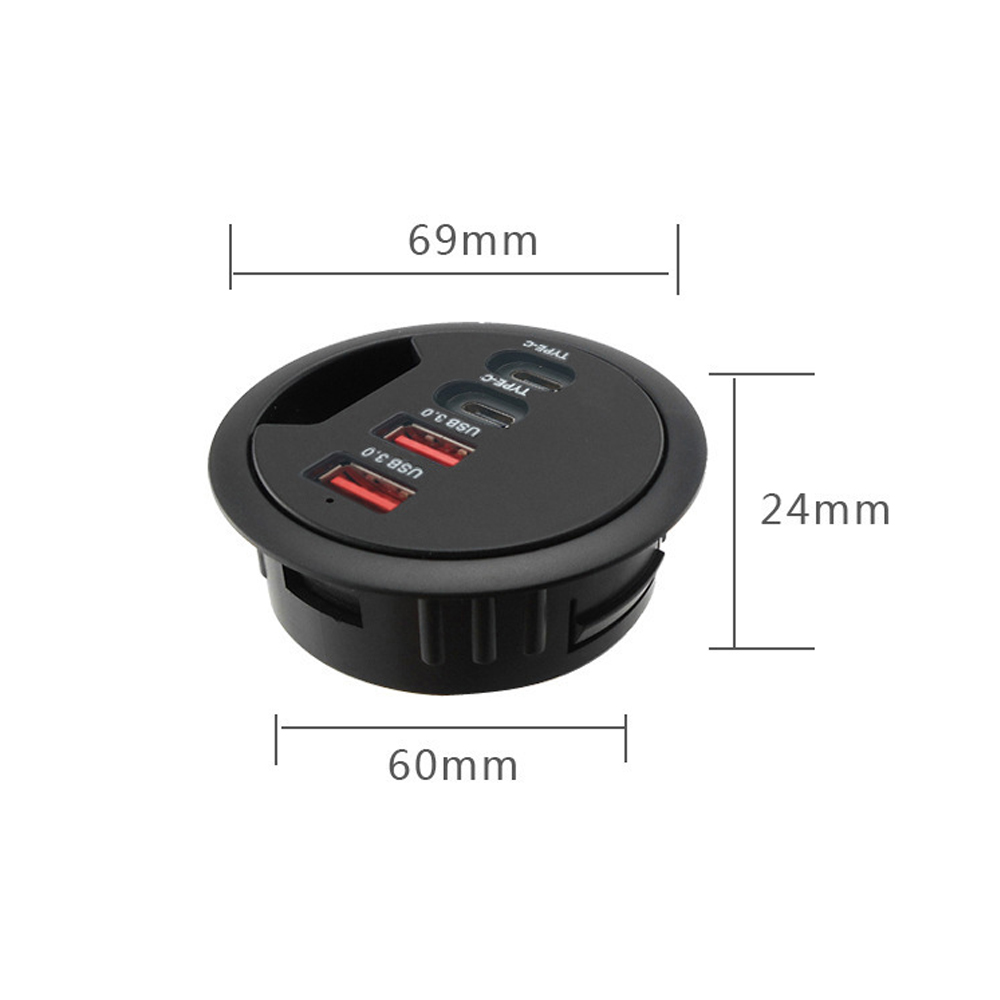 USB Để Bàn Hub USB3.0 HUB 2 Cổ - đánh giá và giá Desk Setup Hub