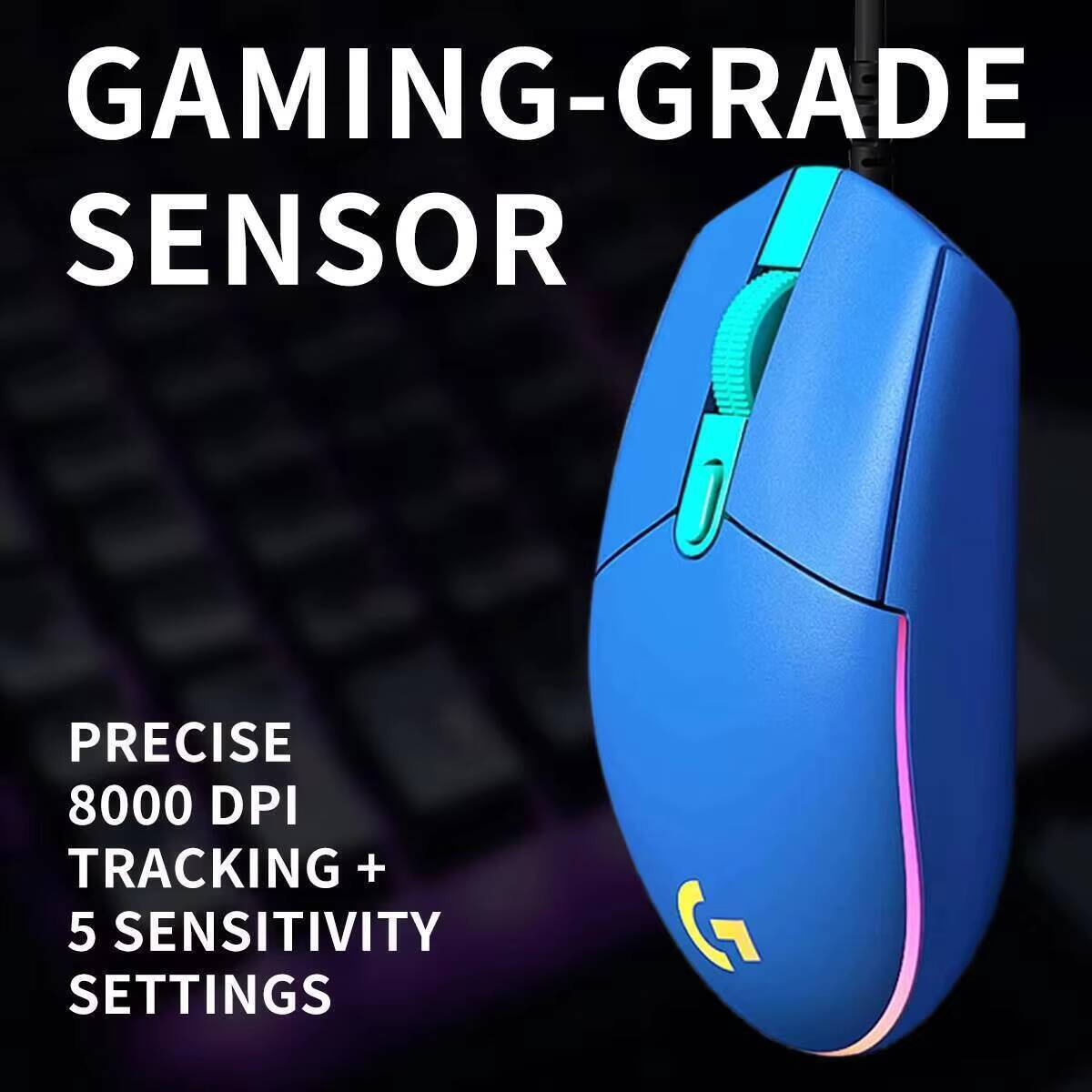 Logitech G203 Gaming Mouse 800 - đánh giá và giá Logitech Mouse G203