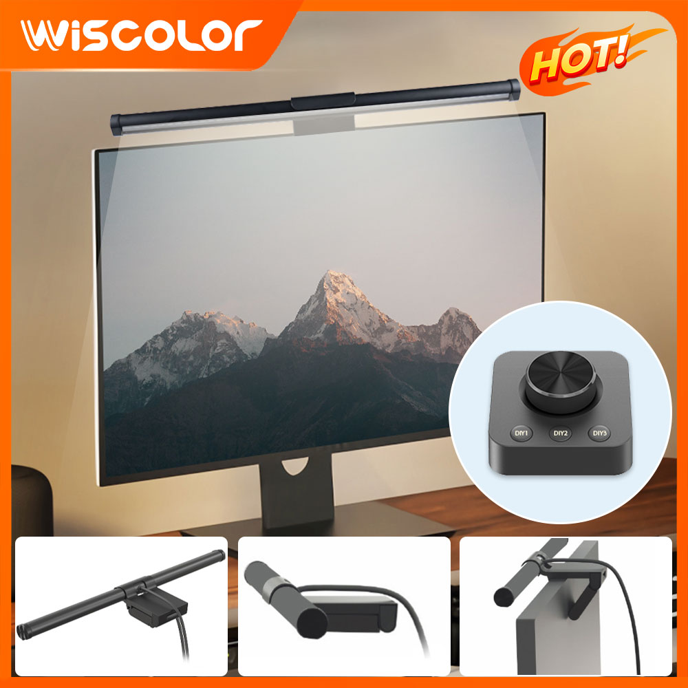 RGB Light Bar Monitor Setup De - đánh giá và giá Desk Setup No Monitor