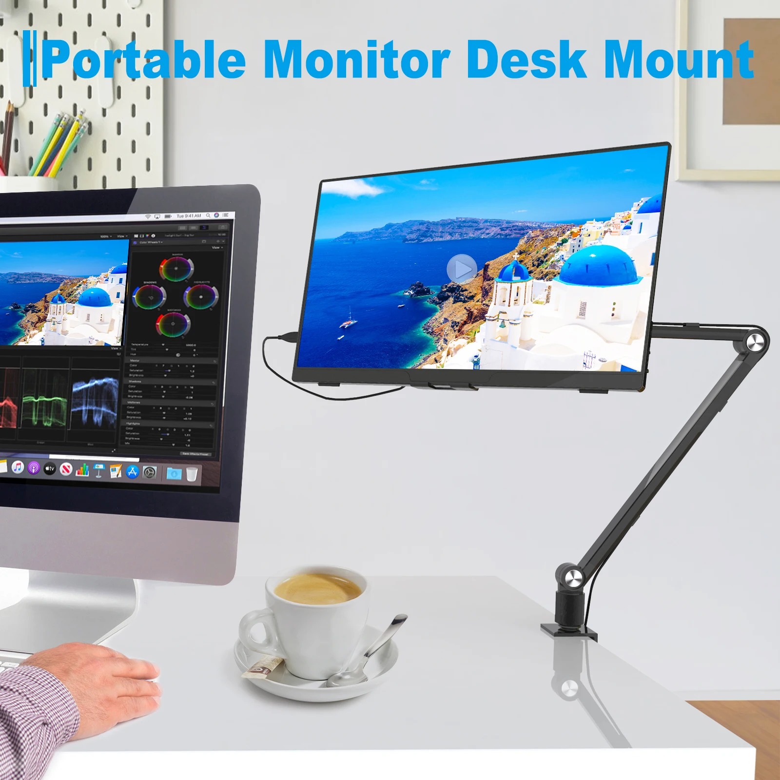 2025 Tablet Stand Holder for I - đánh giá và giá Desk Setup Monitor Arm