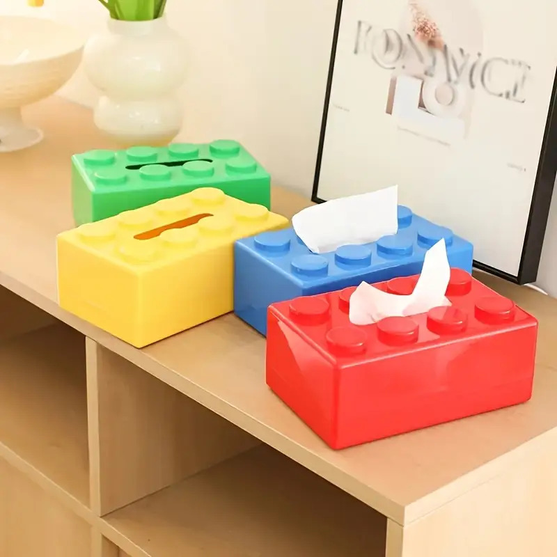 Building Block Shaped Tissue B - đánh giá và giá Desk Setup Developer