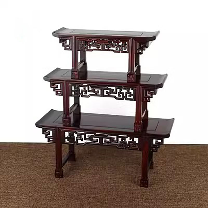 Small Mahogany Buddha Table, S - đánh giá và giá Desk Setup Retro
