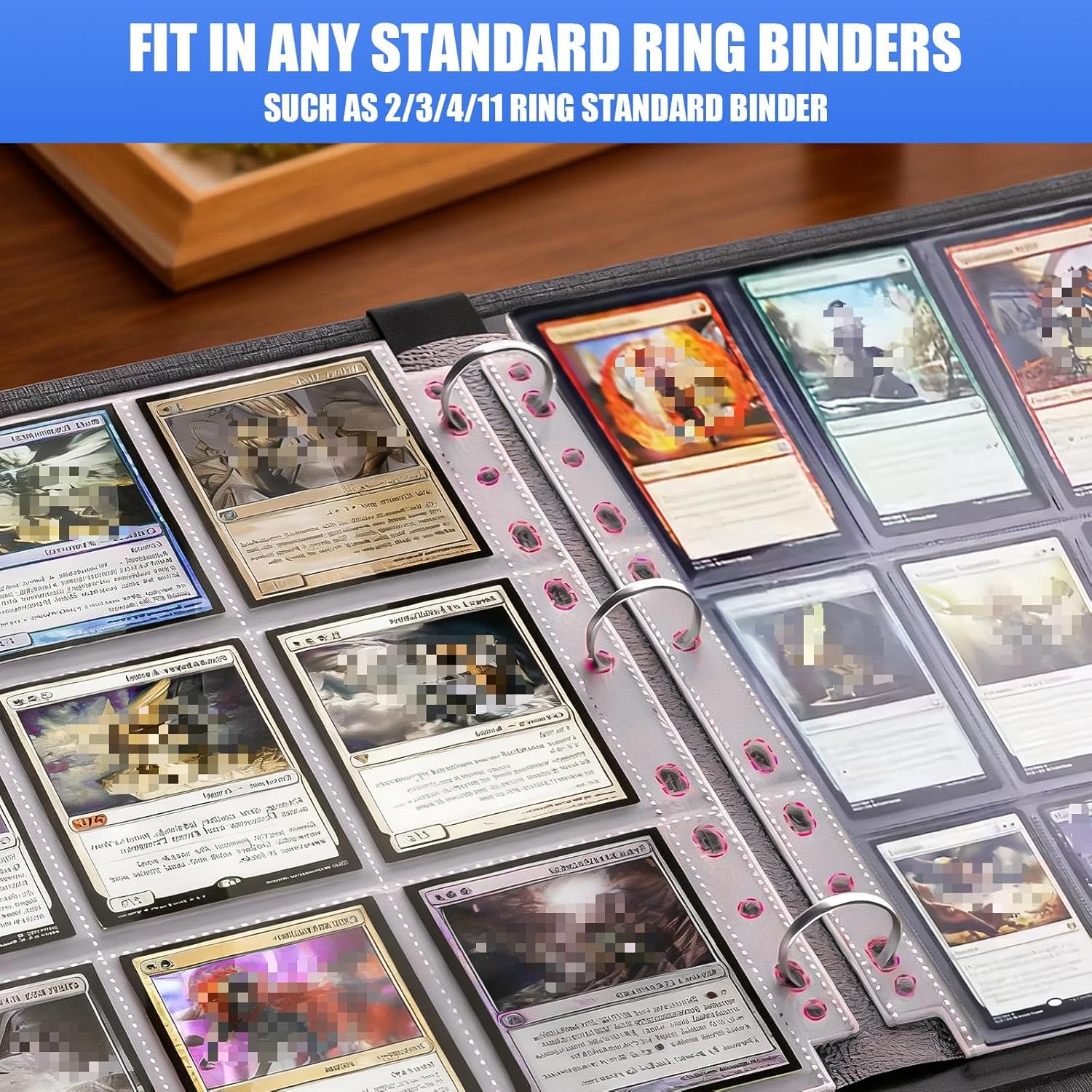 65 Pack 9 Pocket Card Sleeves  - đánh giá và giá Ring Binder Box