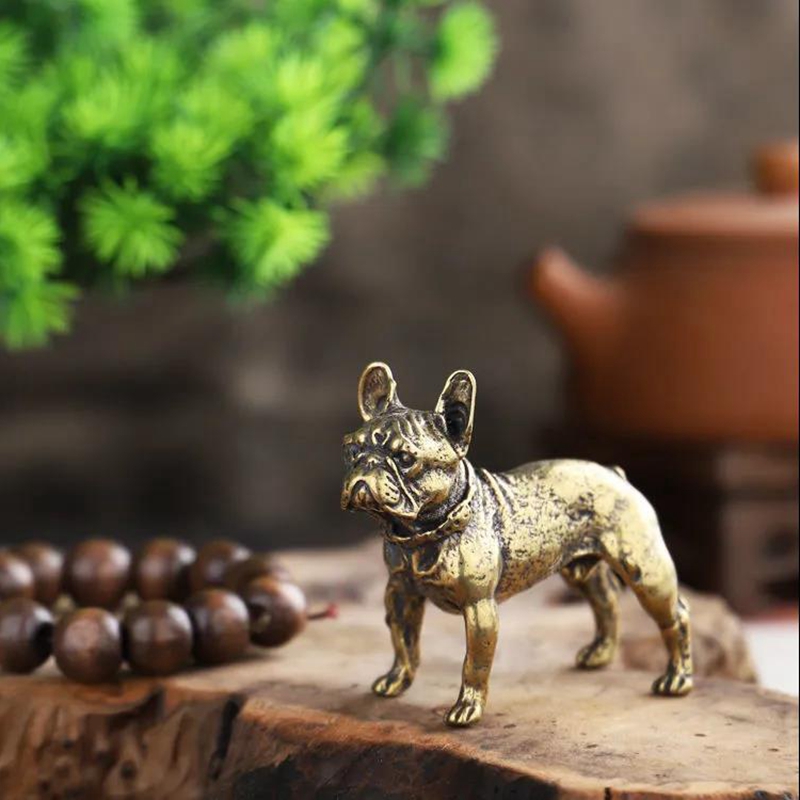 Đồng Bàn Đồ Trang Trí Bulldog  - đánh giá và giá Desk Setup Retro