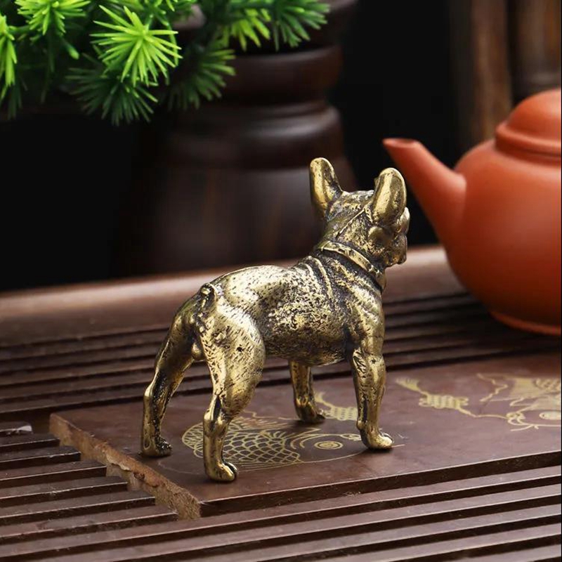Đồng Bàn Đồ Trang Trí Bulldog  - đánh giá và giá Desk Setup Retro