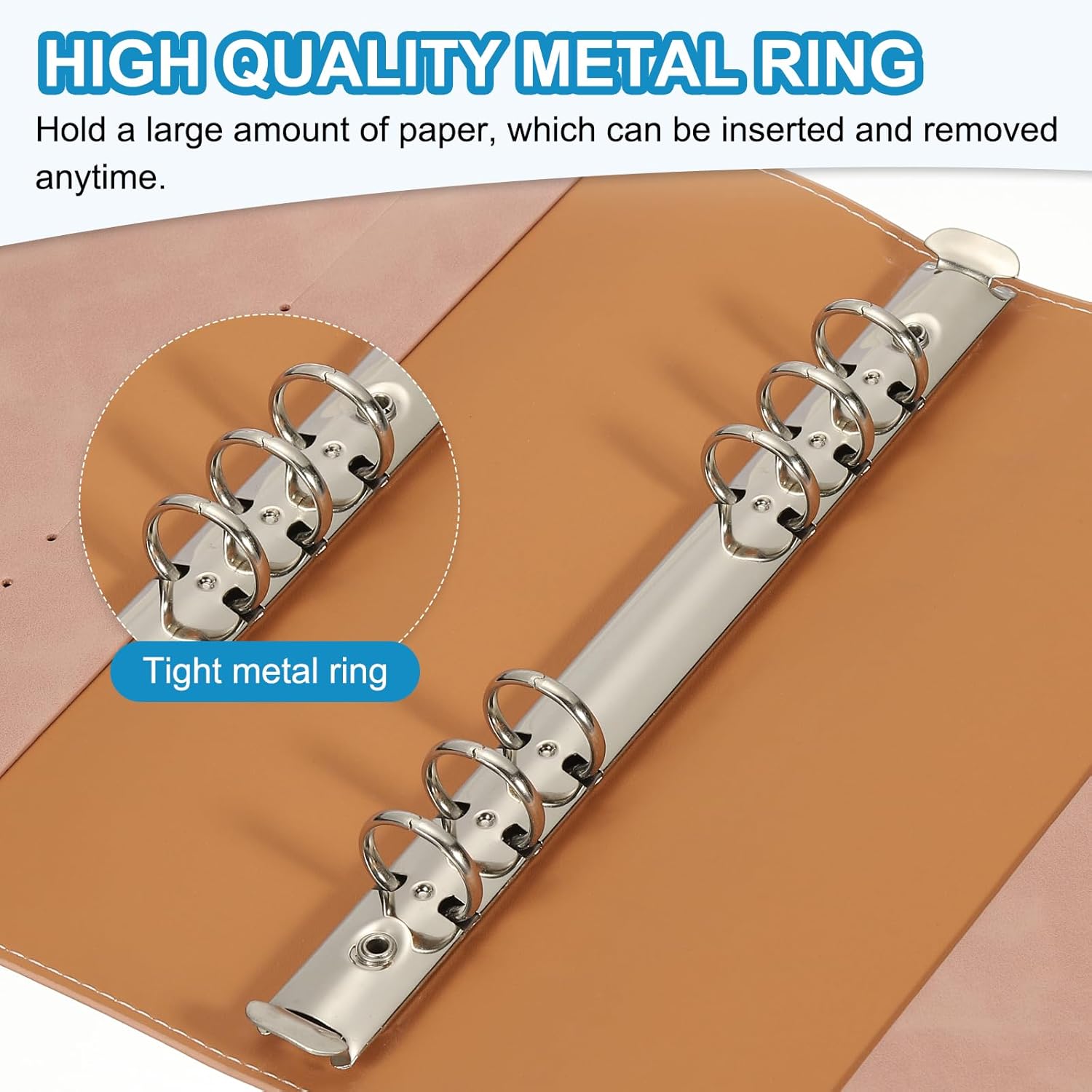 A5 Soft PU Leather Notebook Bi - đánh giá và giá Ring Binder Box