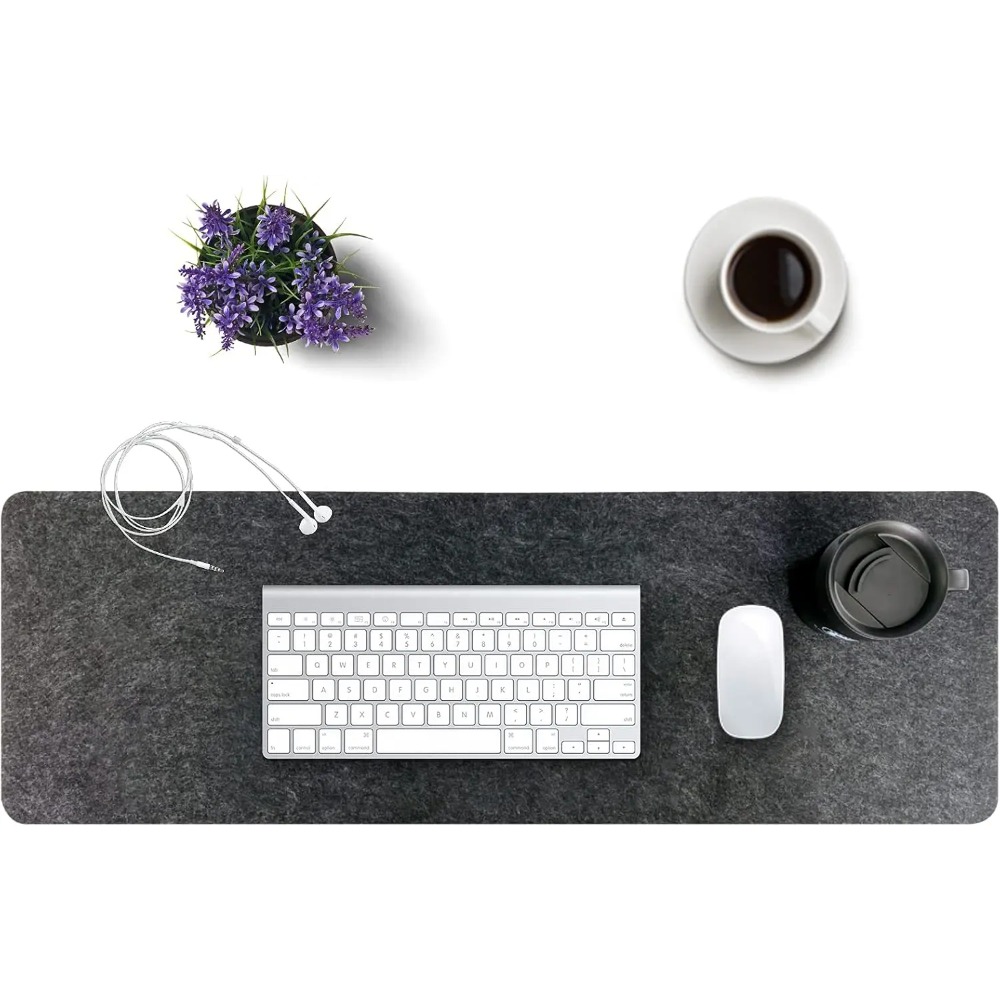 Felt Desk Mat Computer Mat for - đánh giá và giá Desk Setup Carpet