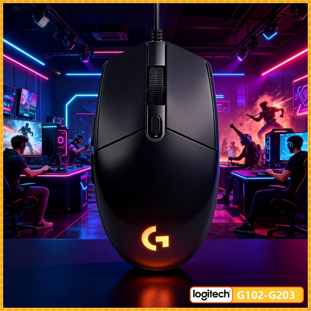 Logitech G203 Wired RGB Gaming - đánh giá và giá Logitech Mouse G203