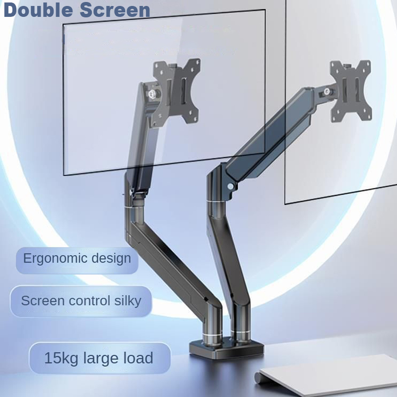 Dual Monitor Arm Holds Up To 2 - đánh giá và giá Desk Setup Monitor Arm