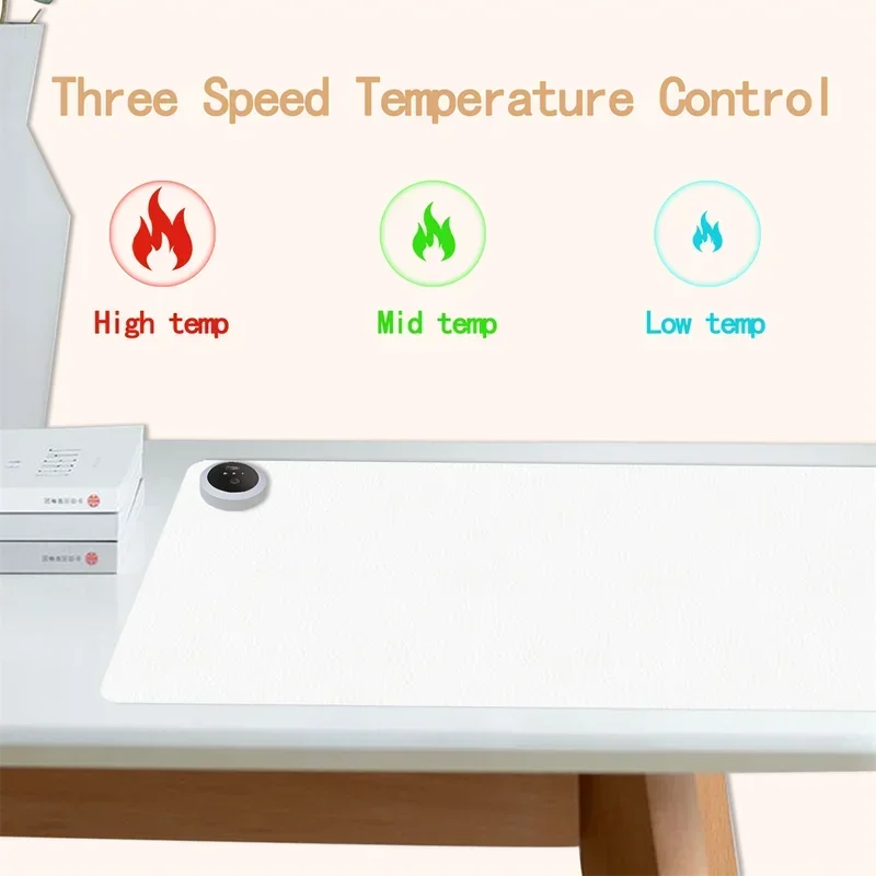 Extra Large Heated Desk Pad El - đánh giá và giá Desk Setup Carpet