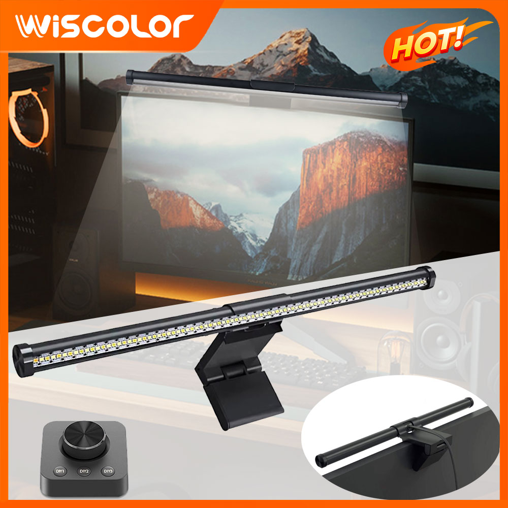 Setup Dimmable Light Bar Monit - đánh giá và giá Desk Setup No Monitor