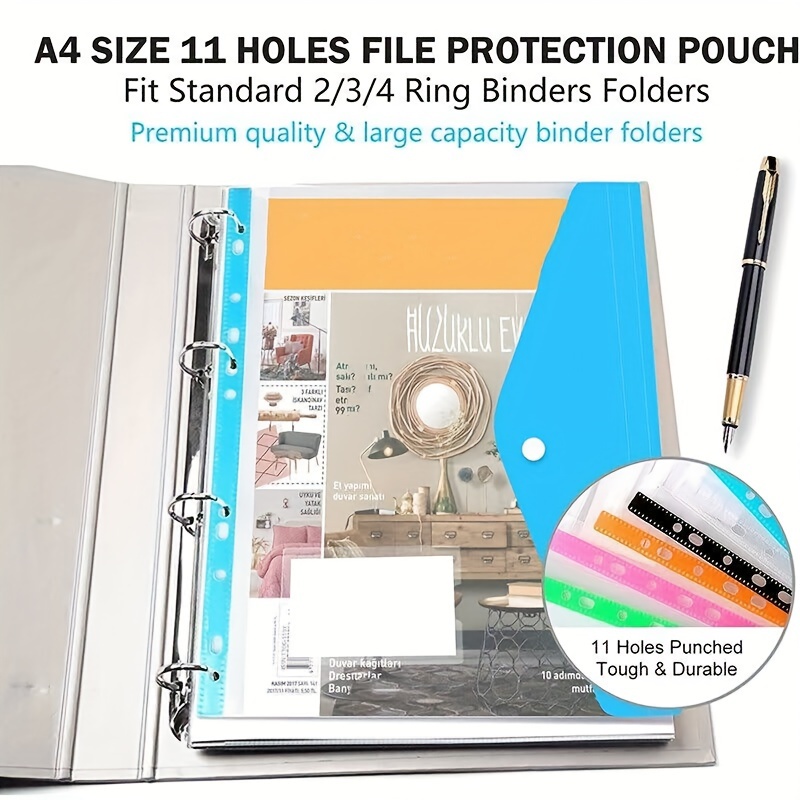 Colorful Plastic File Folders  - đánh giá và giá Ring Binder Box