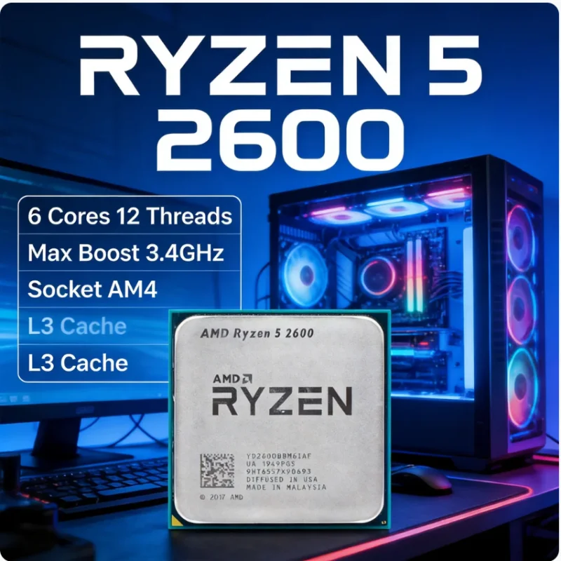 AMD Ryzen5 2600 R5 2600 Deskto - đánh giá và giá Amd Cpu Ryzen 5