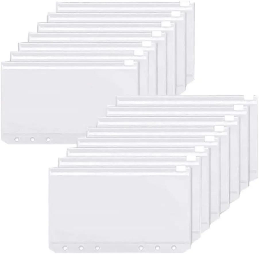 Binder Pockets A6 6-Hole Zippe - đánh giá và giá Ring Binder Box