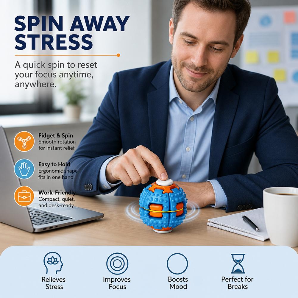 Portable Spinning Gear Fidget  - đánh giá và giá Desk Setup Gear