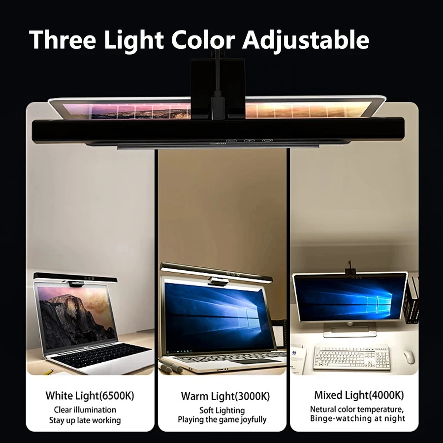 33cm 50cm LED Monitor Light Re - đánh giá và giá Desk Setup No Monitor