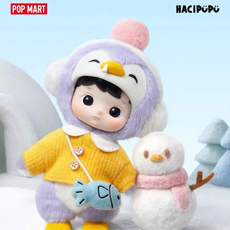 POP MART HACIPUPU Penguin 1/8  - đánh giá và giá Desk Setup Kawaii
