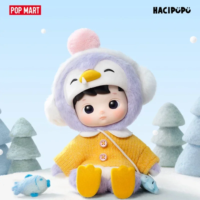 POP MART HACIPUPU Penguin 1/8  - đánh giá và giá Desk Setup Kawaii