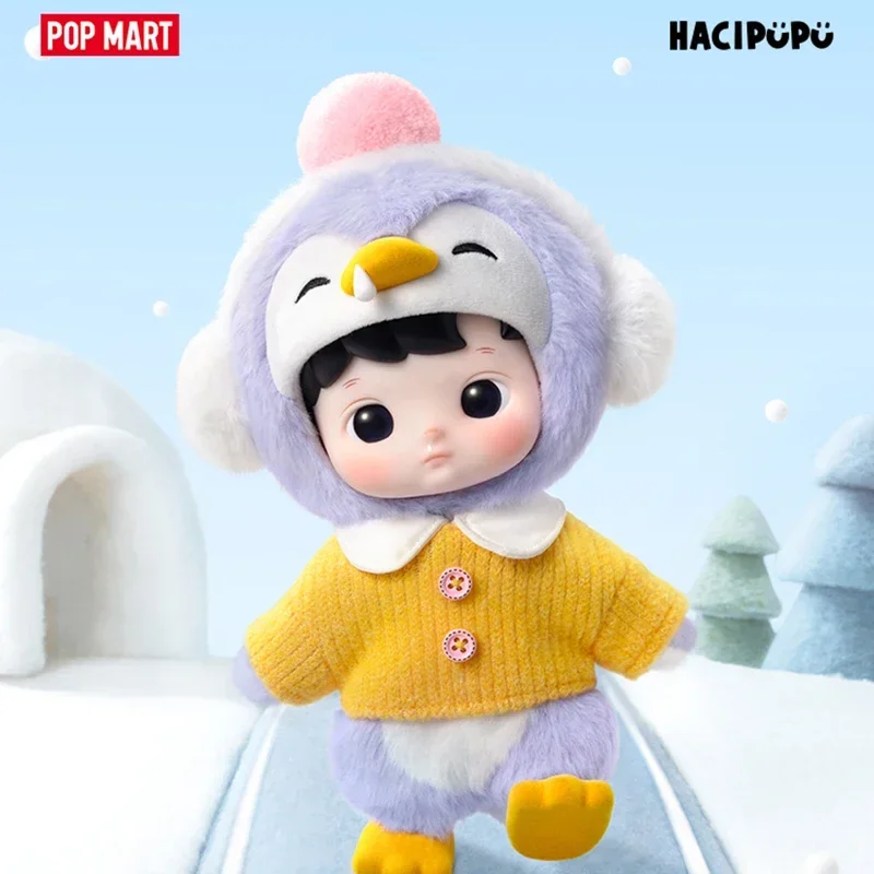 POP MART HACIPUPU Penguin 1/8  - đánh giá và giá Desk Setup Kawaii