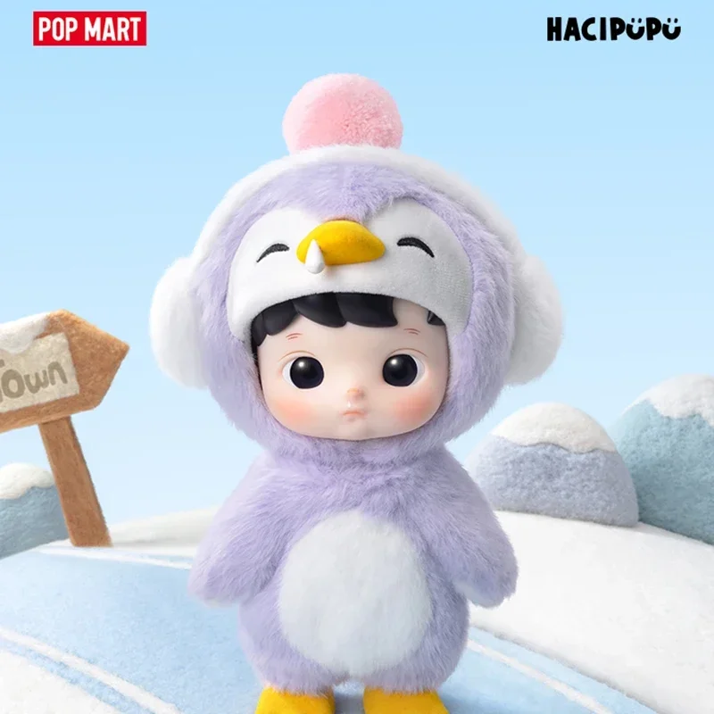 POP MART HACIPUPU Penguin 1/8  - đánh giá và giá Desk Setup Kawaii