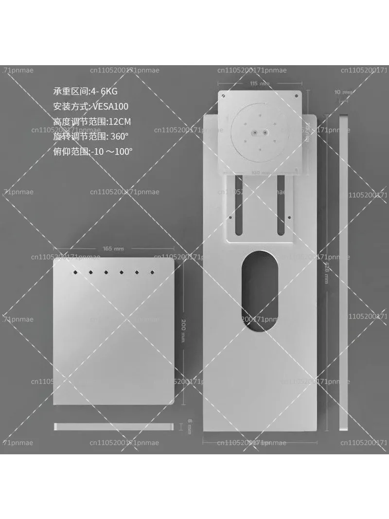 CNC Aluminum Alloy Monitor Bra - đánh giá và giá Desk Setup No Monitor