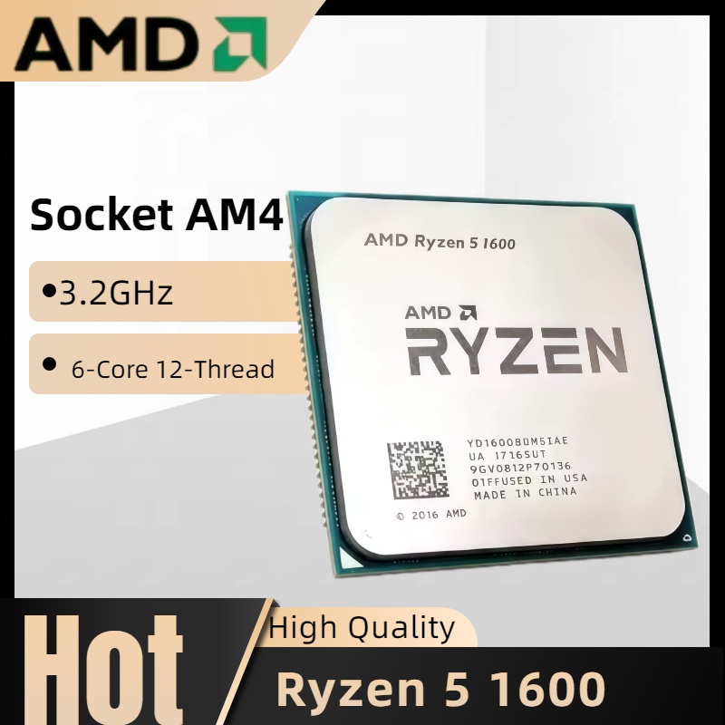 AMD Socket AM4 Ryzen 5 1600 R5 - đánh giá và giá Amd Cpu Ryzen 5